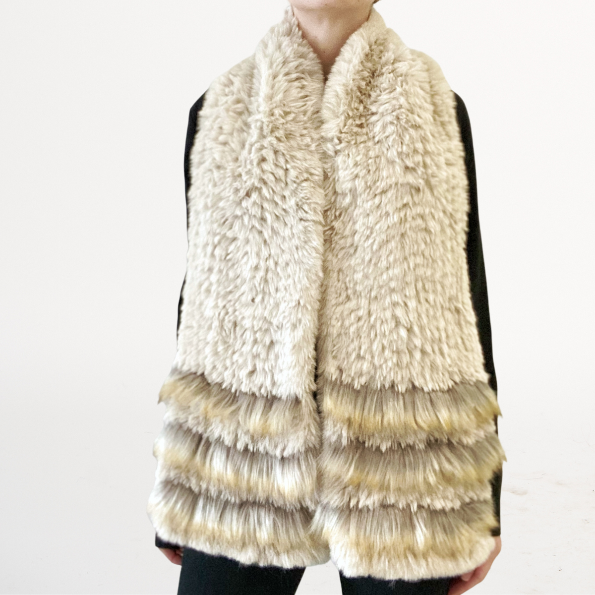 Fur Trim Scarf