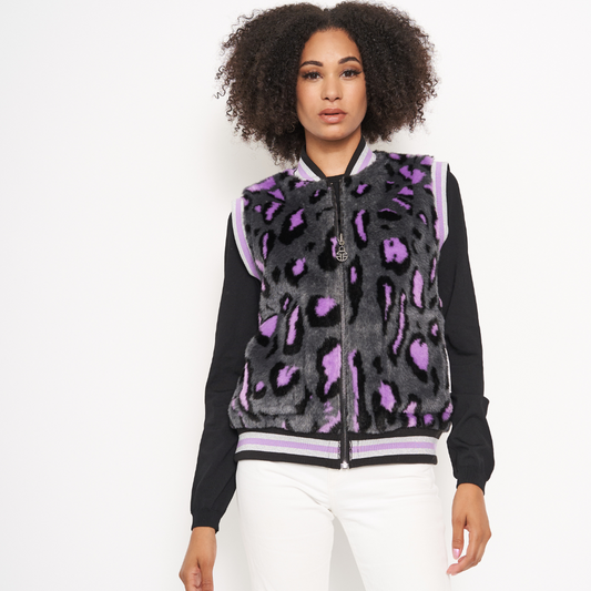 Leopard Reversible Vest
