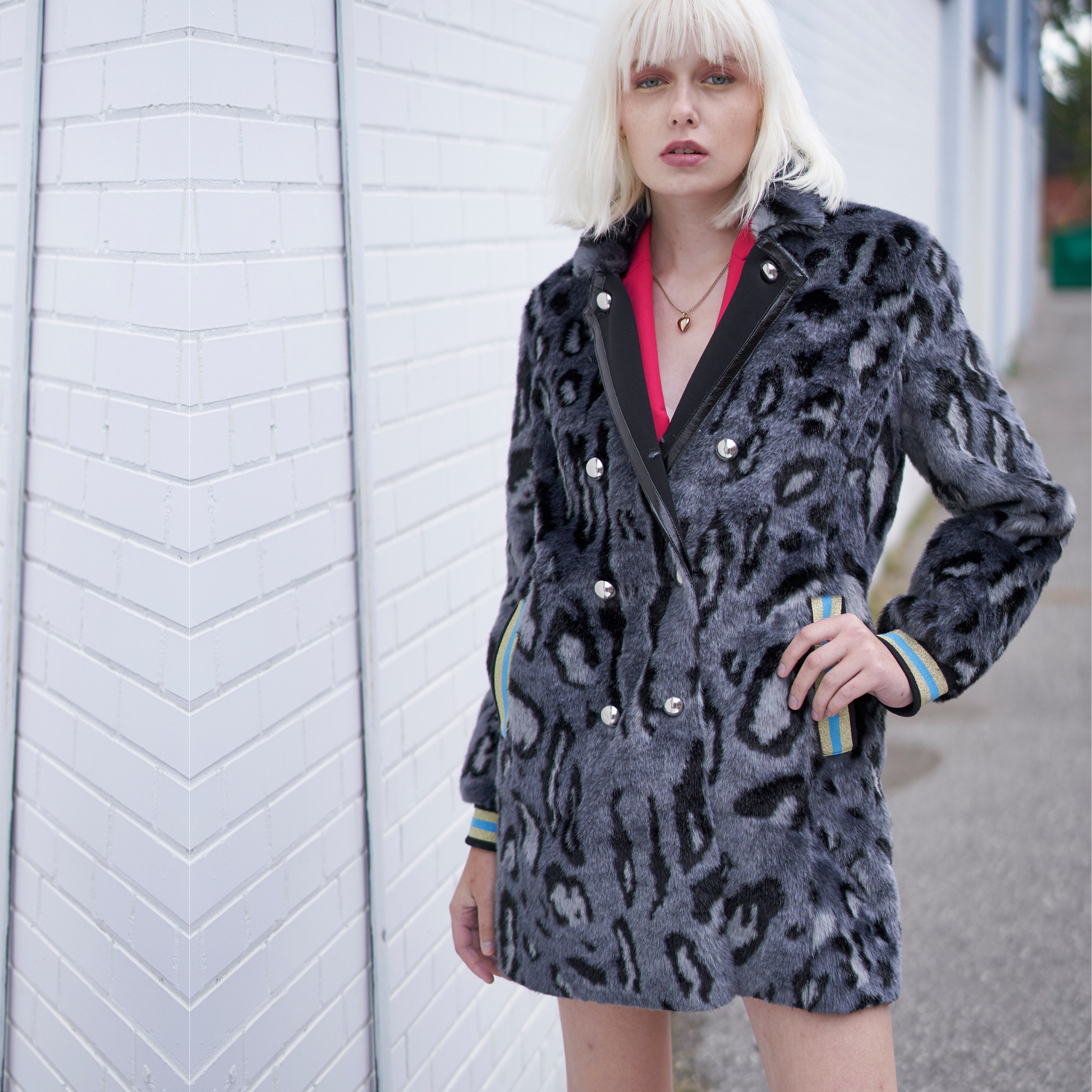 Leopard Reversible Jacket Furious Fur